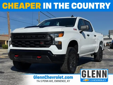 White 2026 Chevrolet Silverado 1500 Custom Trail Boss for sale in Eminence, KY
