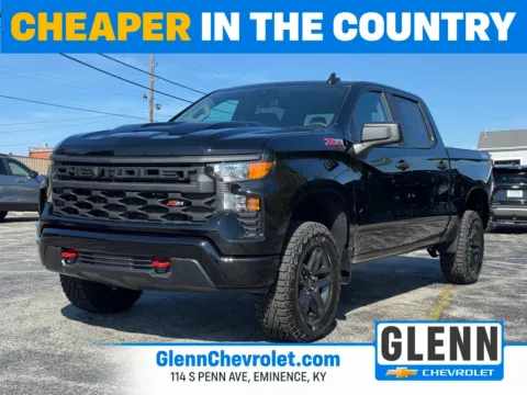 Black 2026 Chevrolet Silverado 1500 Custom Trail Boss for sale in Eminence, KY