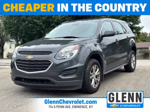 Gray 2017 Chevrolet Equinox LS for sale in Eminence, KY