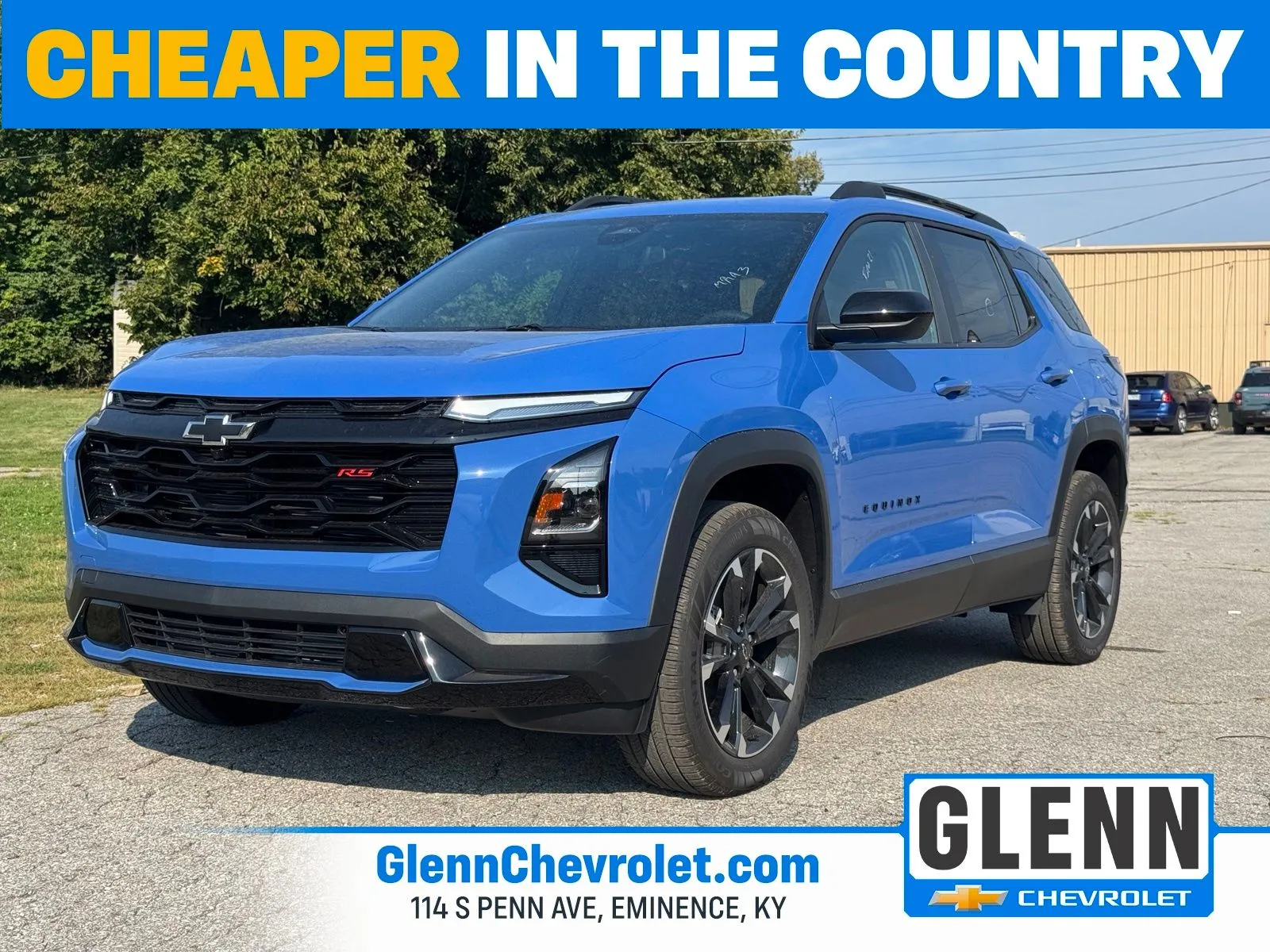 Blue 2027 Chevrolet Equinox RS for sale in Eminence, KY
