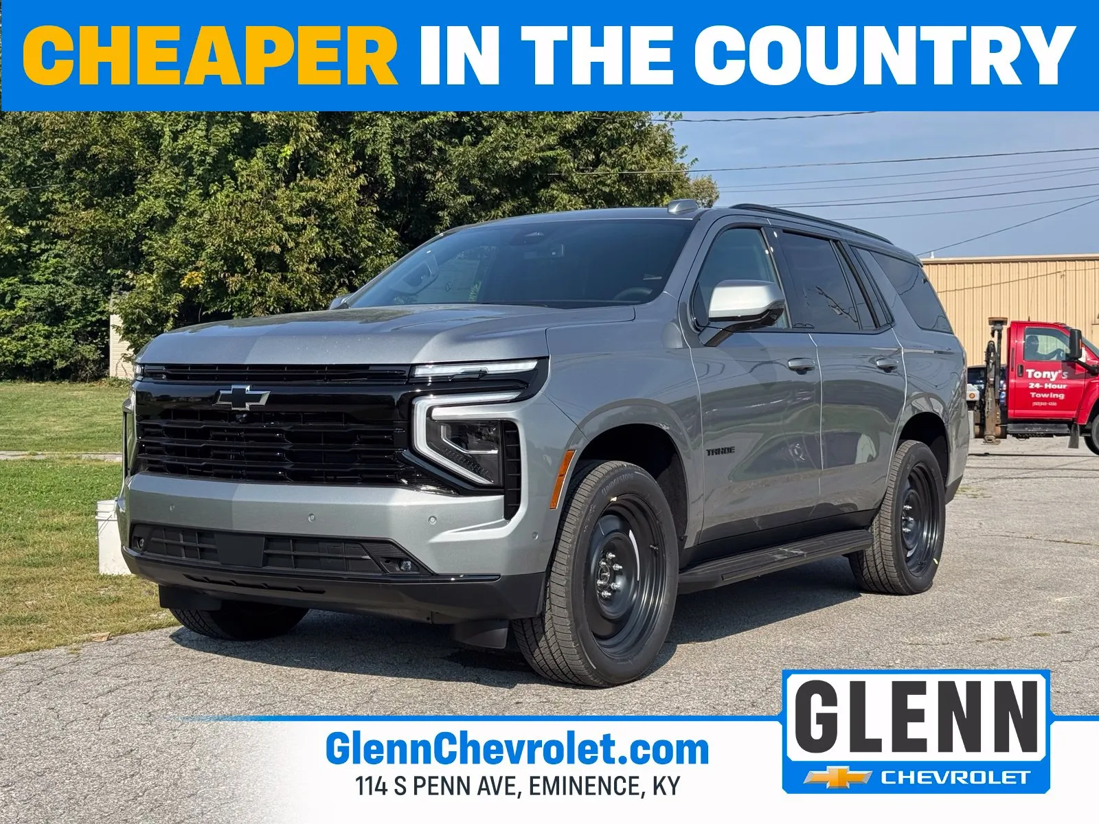 Gray 2026 Chevrolet Tahoe RST for sale in Eminence, KY