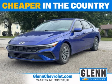Blue 2024 Hyundai Elantra SEL for sale in Eminence, KY