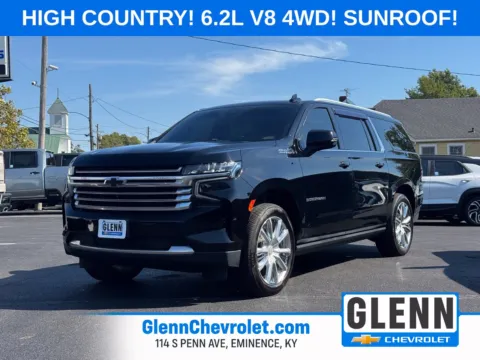 Black 2021 Chevrolet Suburban High Country for sale in Eminence, KY