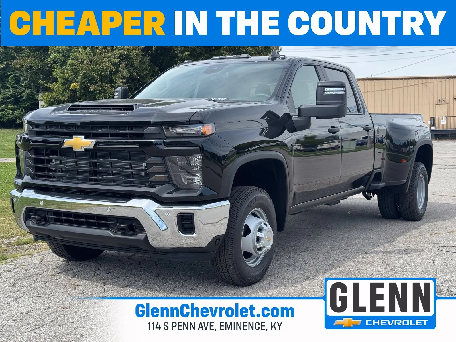 Black 2026 Chevrolet Silverado 3500 HD Work Truck for sale in Eminence, KY