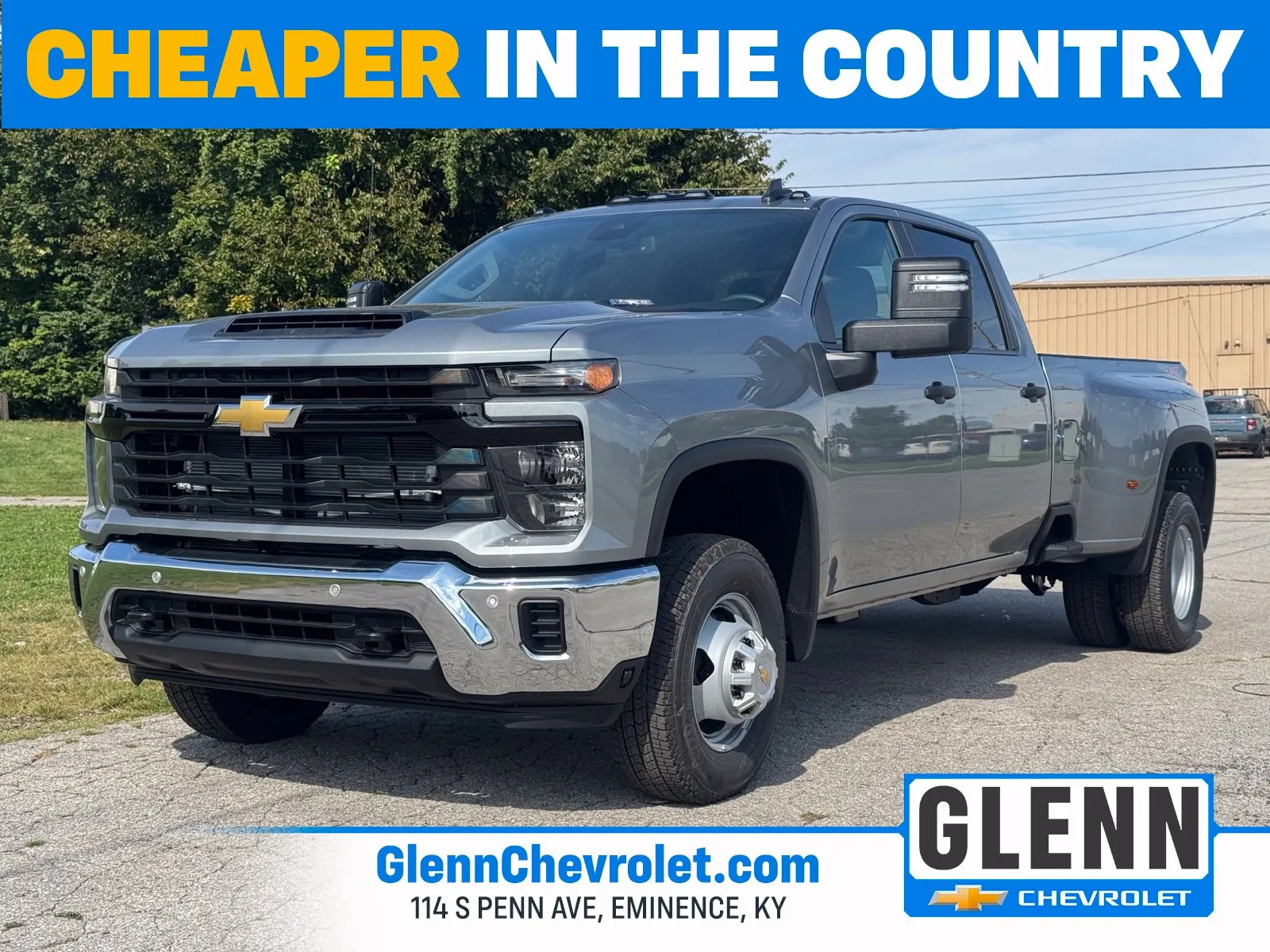 Gray 2026 Chevrolet Silverado 3500 HD Work Truck for sale in Eminence, KY