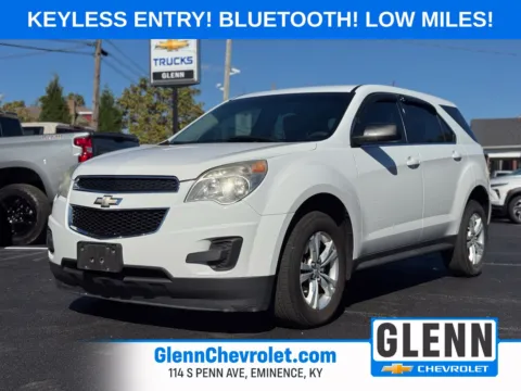 White 2013 Chevrolet Equinox LS for sale in Eminence, KY