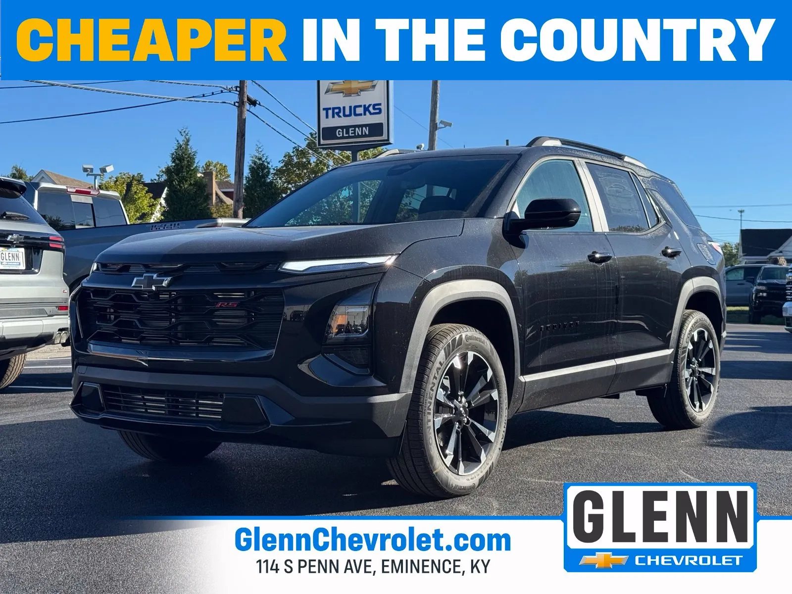 Black 2027 Chevrolet Equinox RS for sale in Eminence, KY