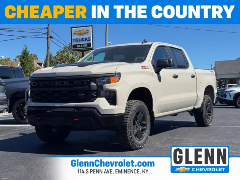 White 2026 Chevrolet Silverado 1500 Custom Trail Boss for sale in Eminence, KY