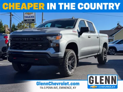 Gray 2026 Chevrolet Silverado 1500 Custom Trail Boss for sale in Eminence, KY