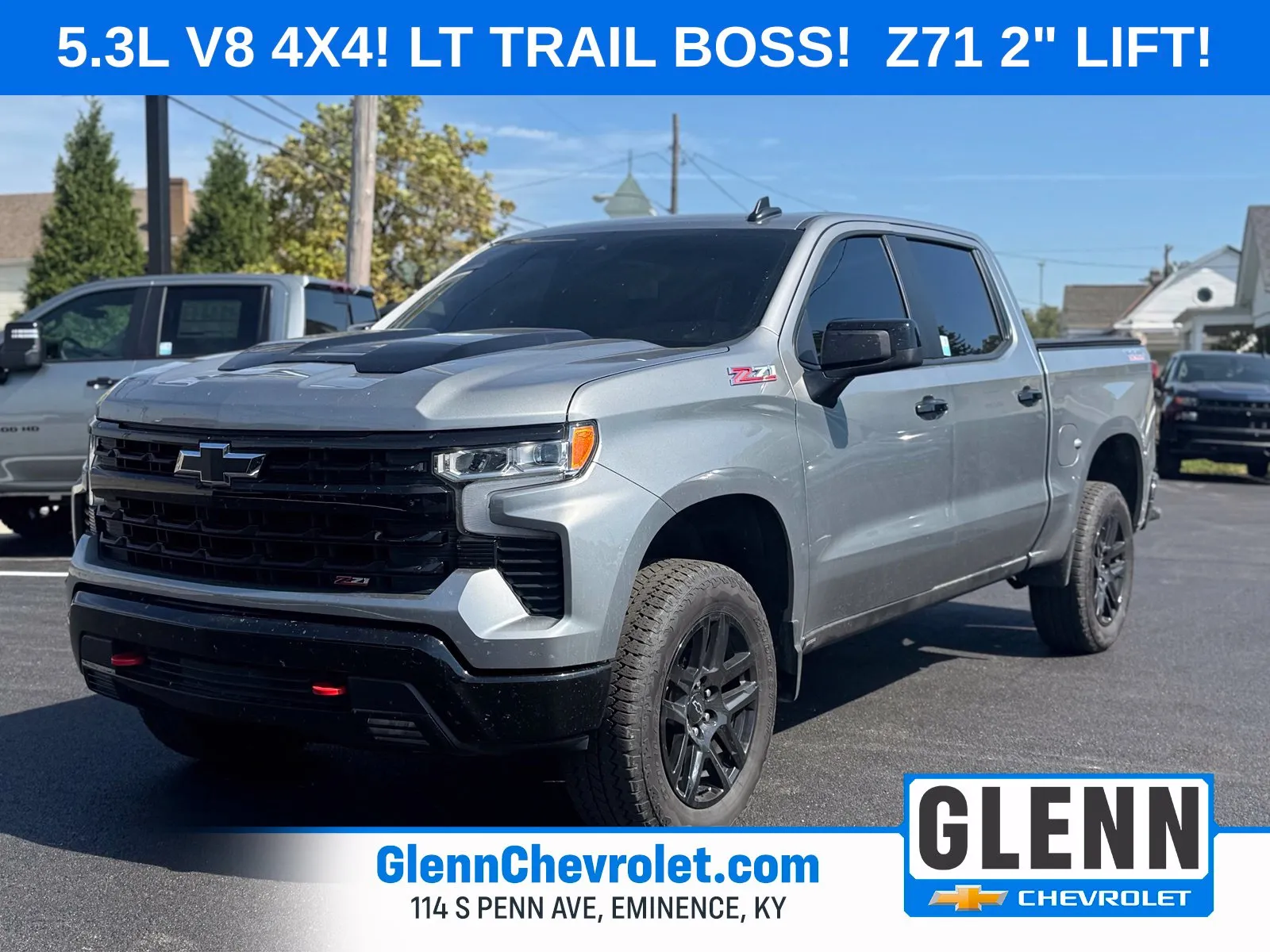 Gray 2026 Chevrolet Silverado 1500 LT Trail Boss for sale in Eminence, KY