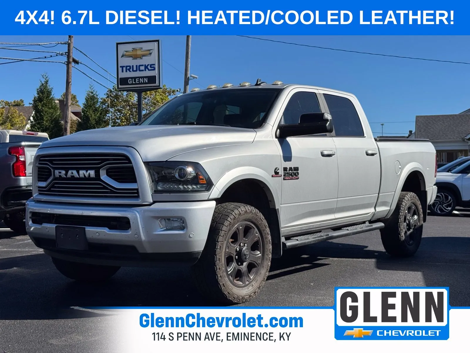 Silver 2018 Ram 2500 Laramie for sale in Eminence, KY