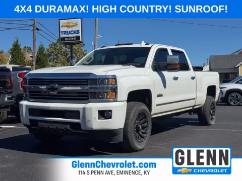 White 2016 Chevrolet Silverado 3500 HD High Country for sale in Eminence, KY