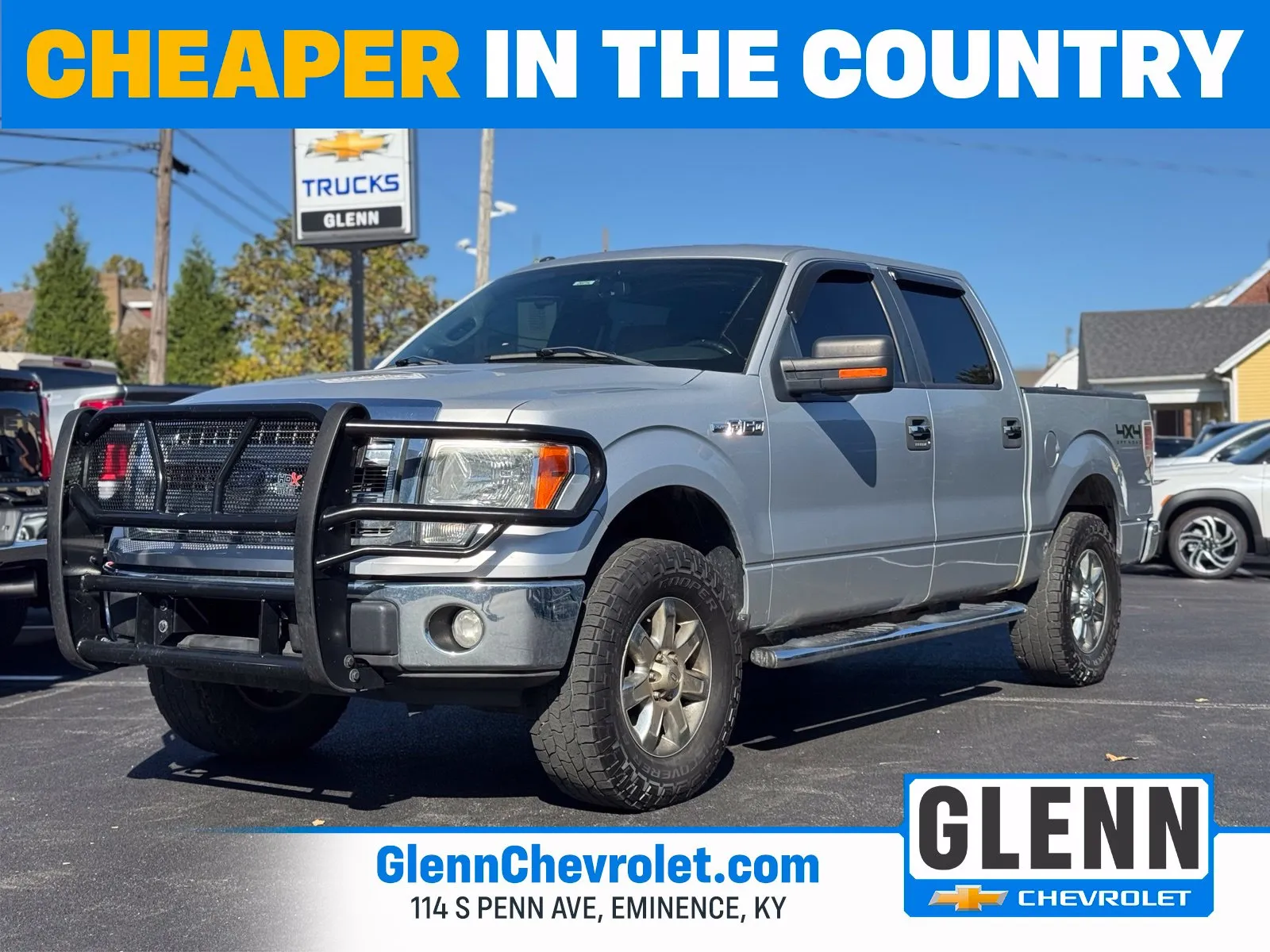 Silver 2013 Ford F-150 XLT for sale in Eminence, KY