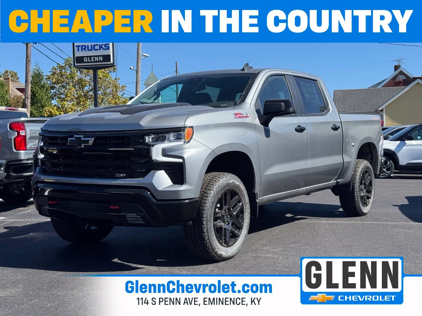 Gray 2026 Chevrolet Silverado 1500 LT Trail Boss for sale in Eminence, KY