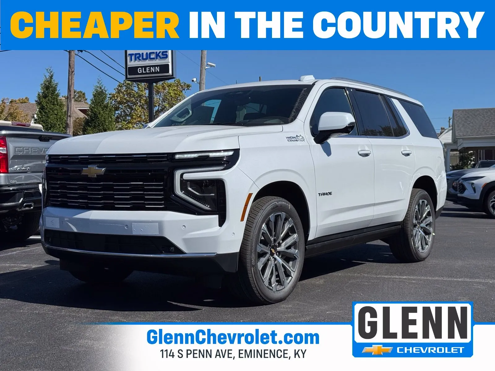 White 2027 Chevrolet Tahoe High Country for sale in Eminence, KY