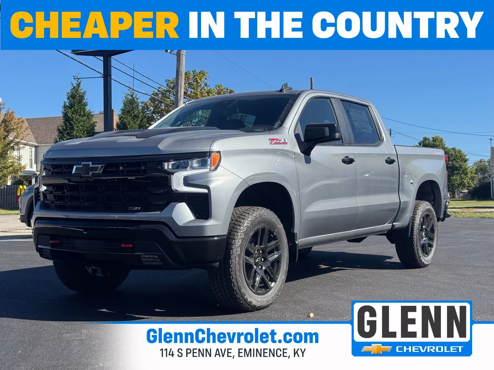Gray 2026 Chevrolet Silverado 1500 LT Trail Boss for sale in Eminence, KY