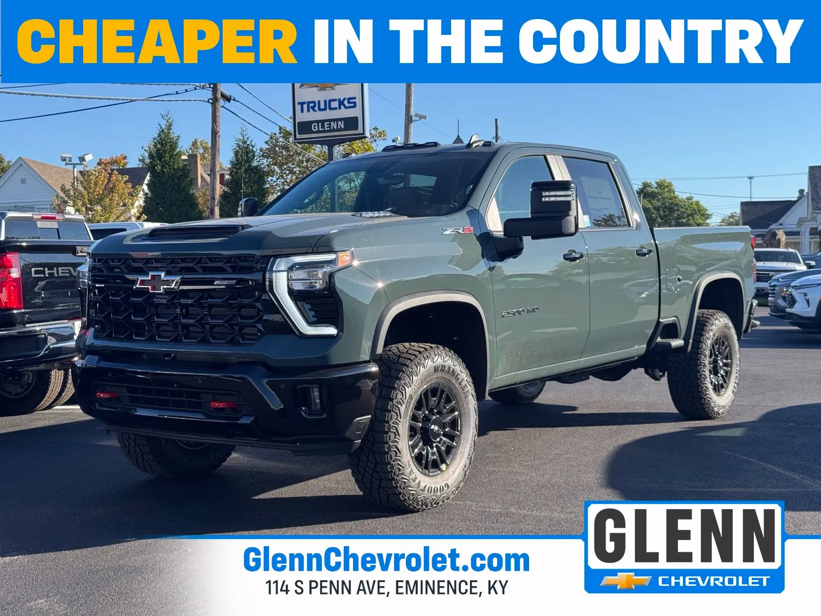 Gray 2026 Chevrolet Silverado 2500 HD ZR2 for sale in Eminence, KY