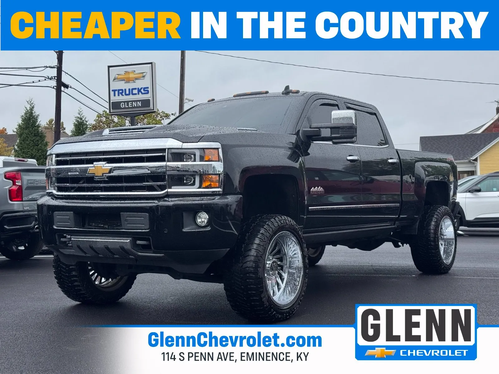 Black 2018 Chevrolet Silverado 2500 HD High Country for sale in Eminence, KY