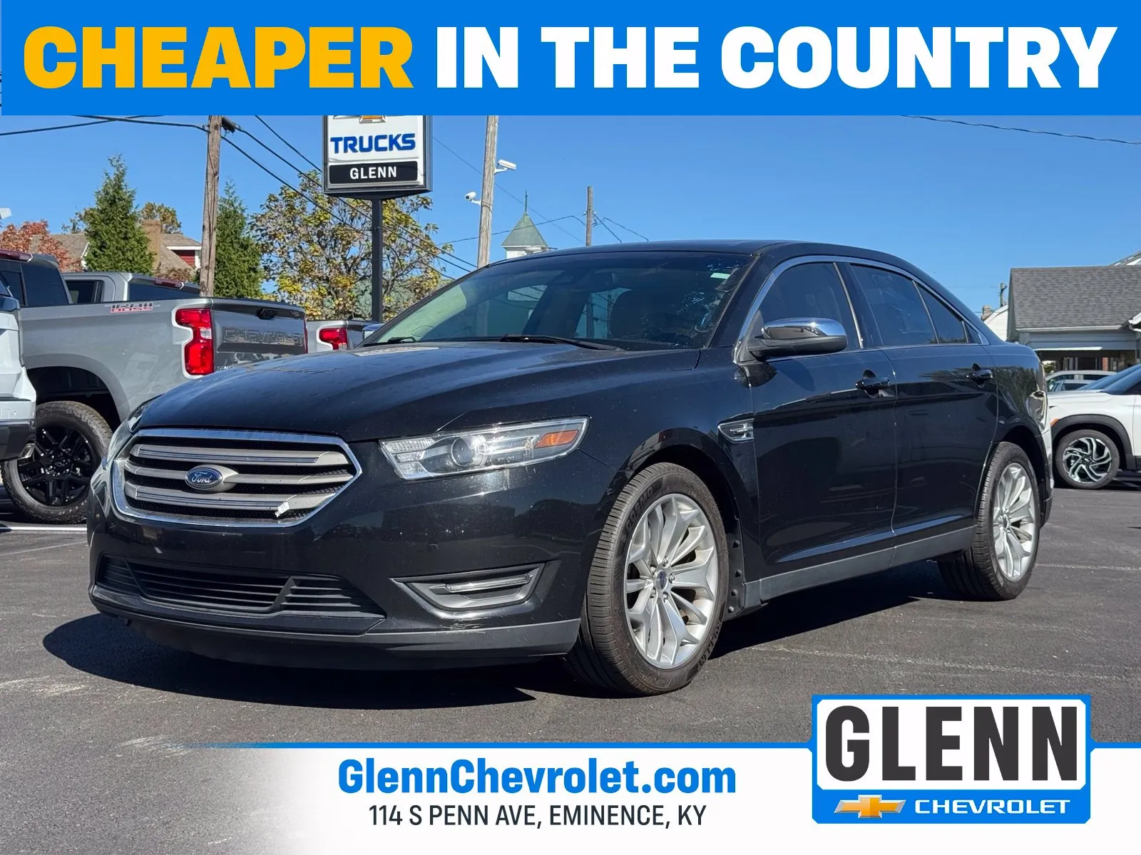 Black 2017 Ford Taurus Limited for sale in Eminence, KY