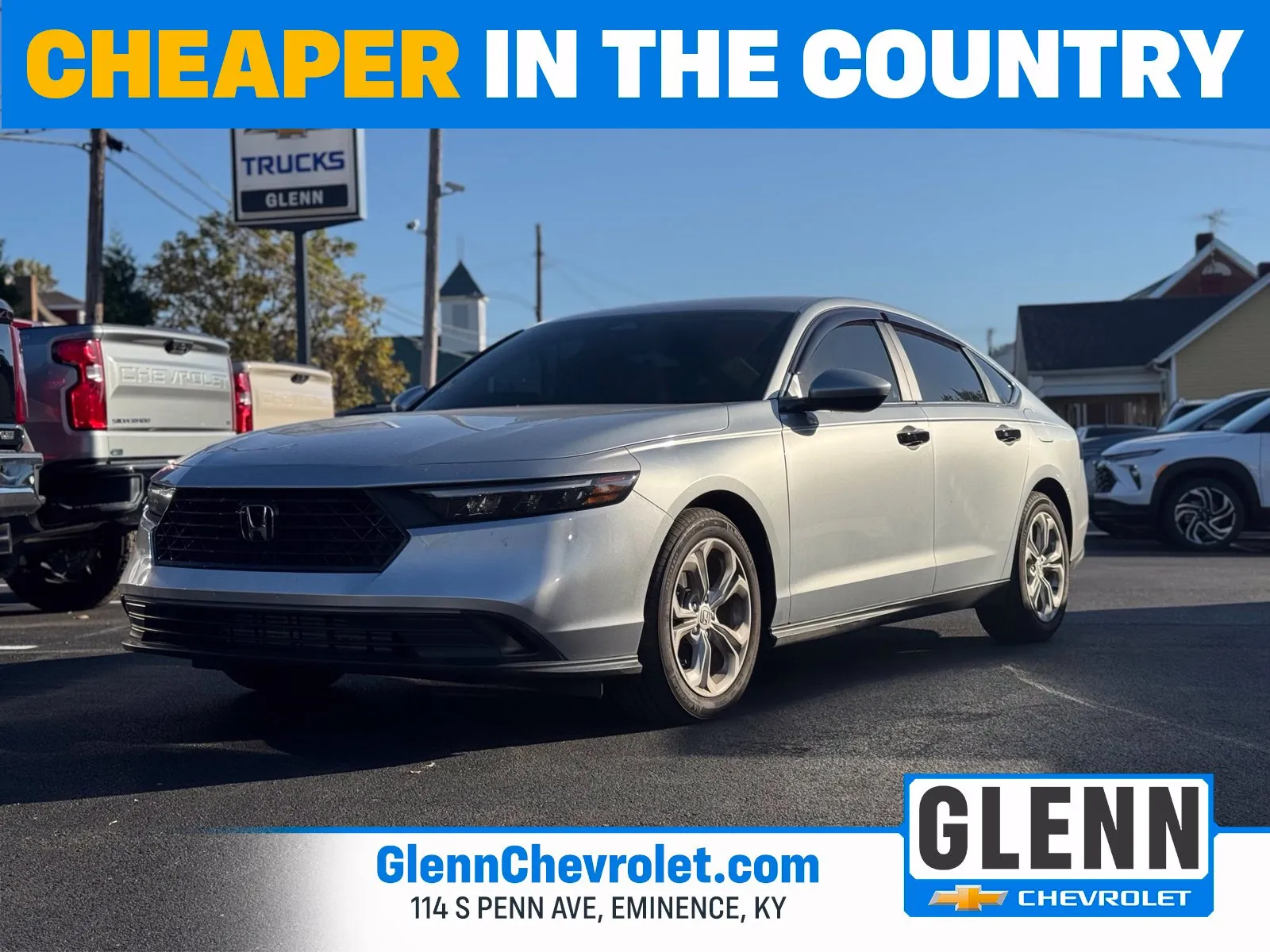 Silver 2025 Honda Accord LX for sale in Eminence, KY