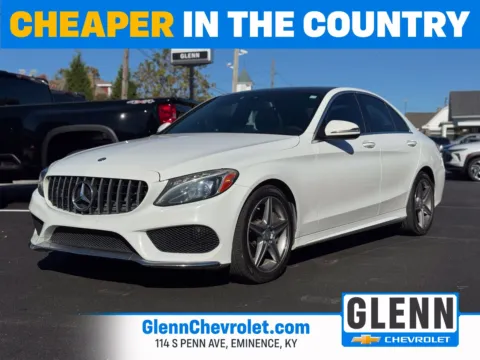 White 2016 Mercedes-Benz C-Class C 300 for sale in Eminence, KY