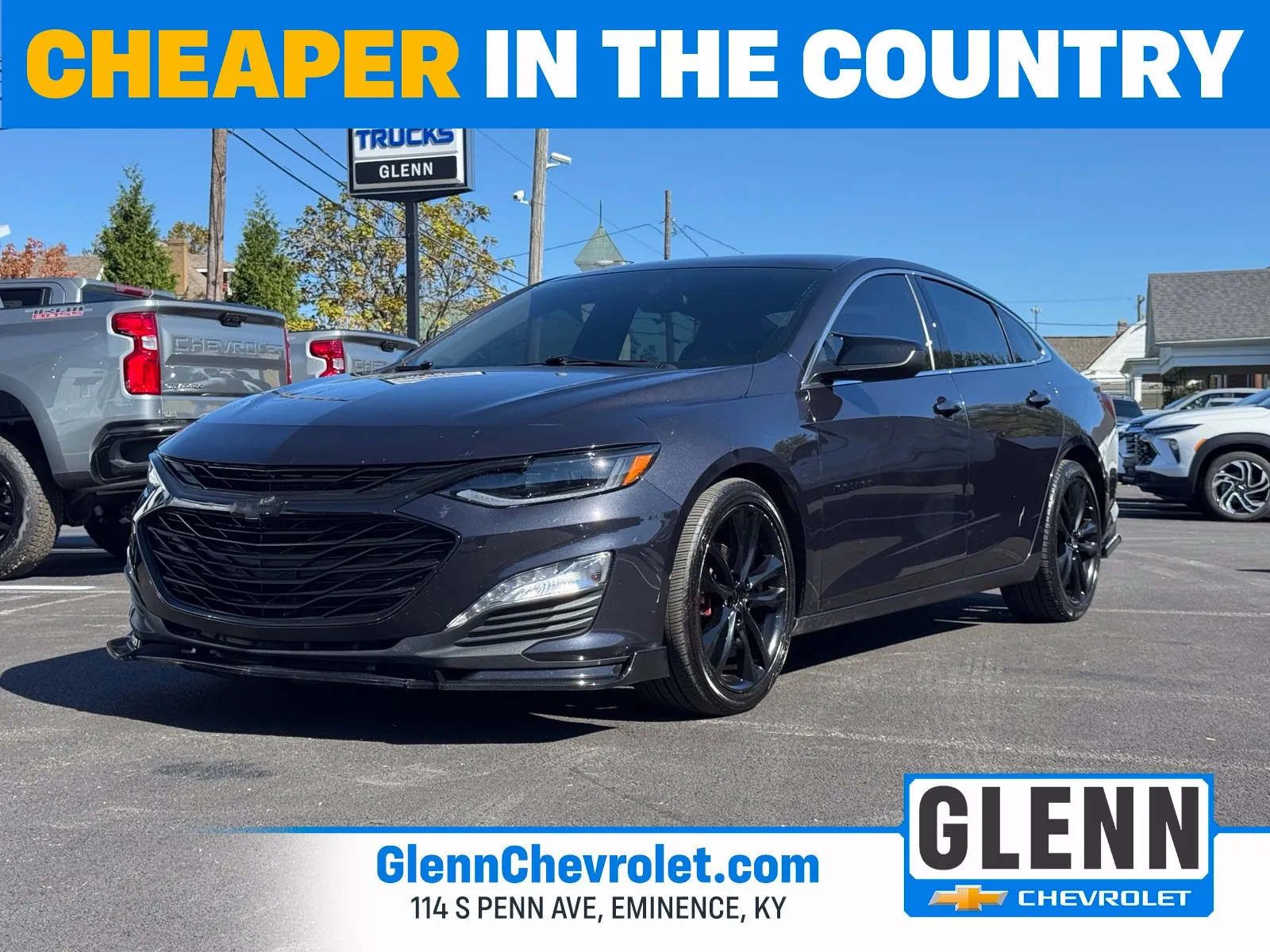 Gray 2022 Chevrolet Malibu LT for sale in Eminence, KY