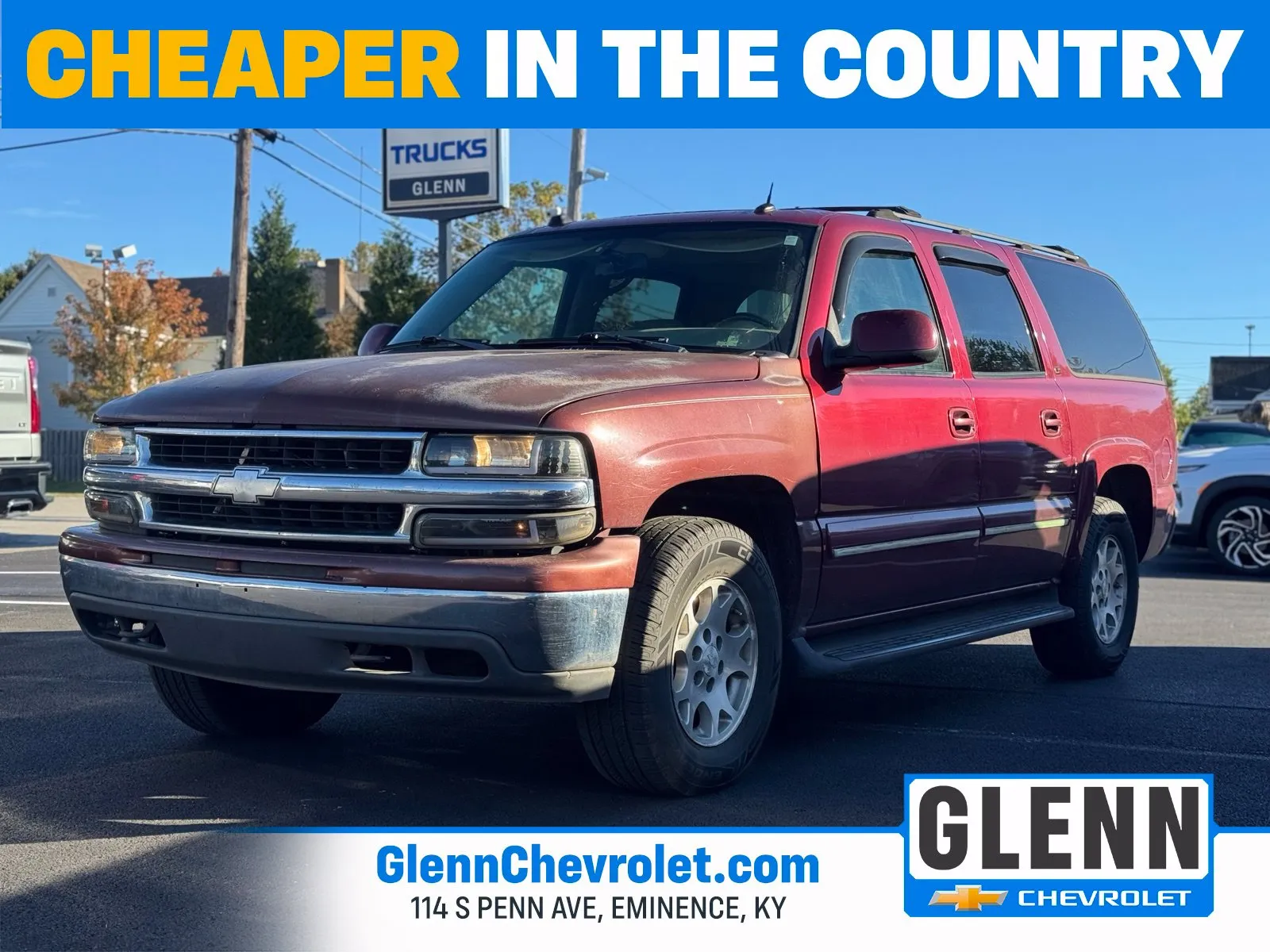 Red 2004 Chevrolet Suburban 1500 LT for sale in Eminence, KY