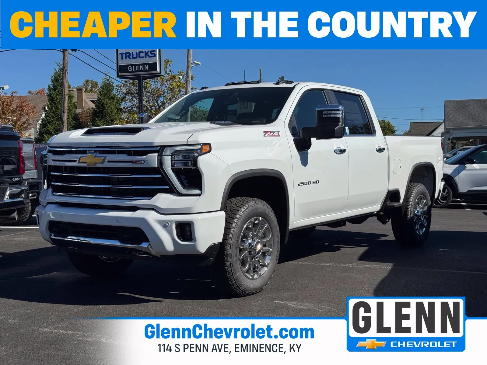 White 2026 Chevrolet Silverado 2500 HD LT for sale in Eminence, KY