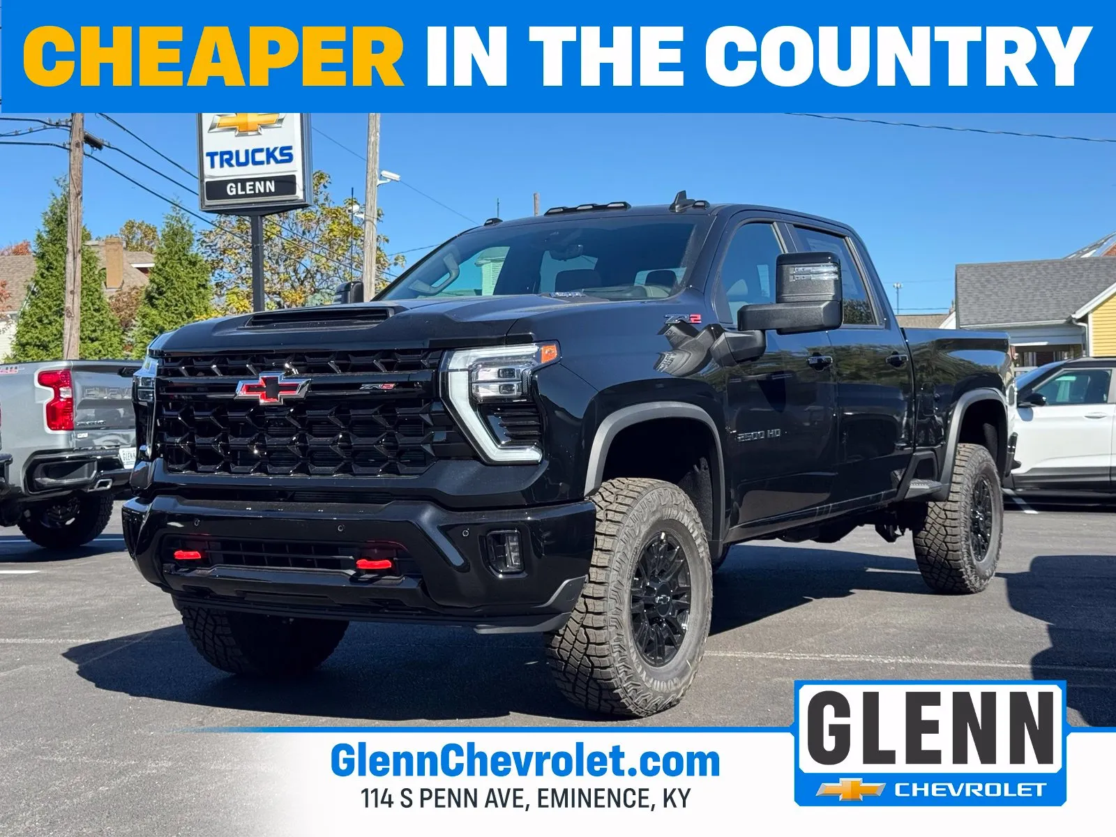Black 2026 Chevrolet Silverado 2500 HD ZR2 for sale in Eminence, KY