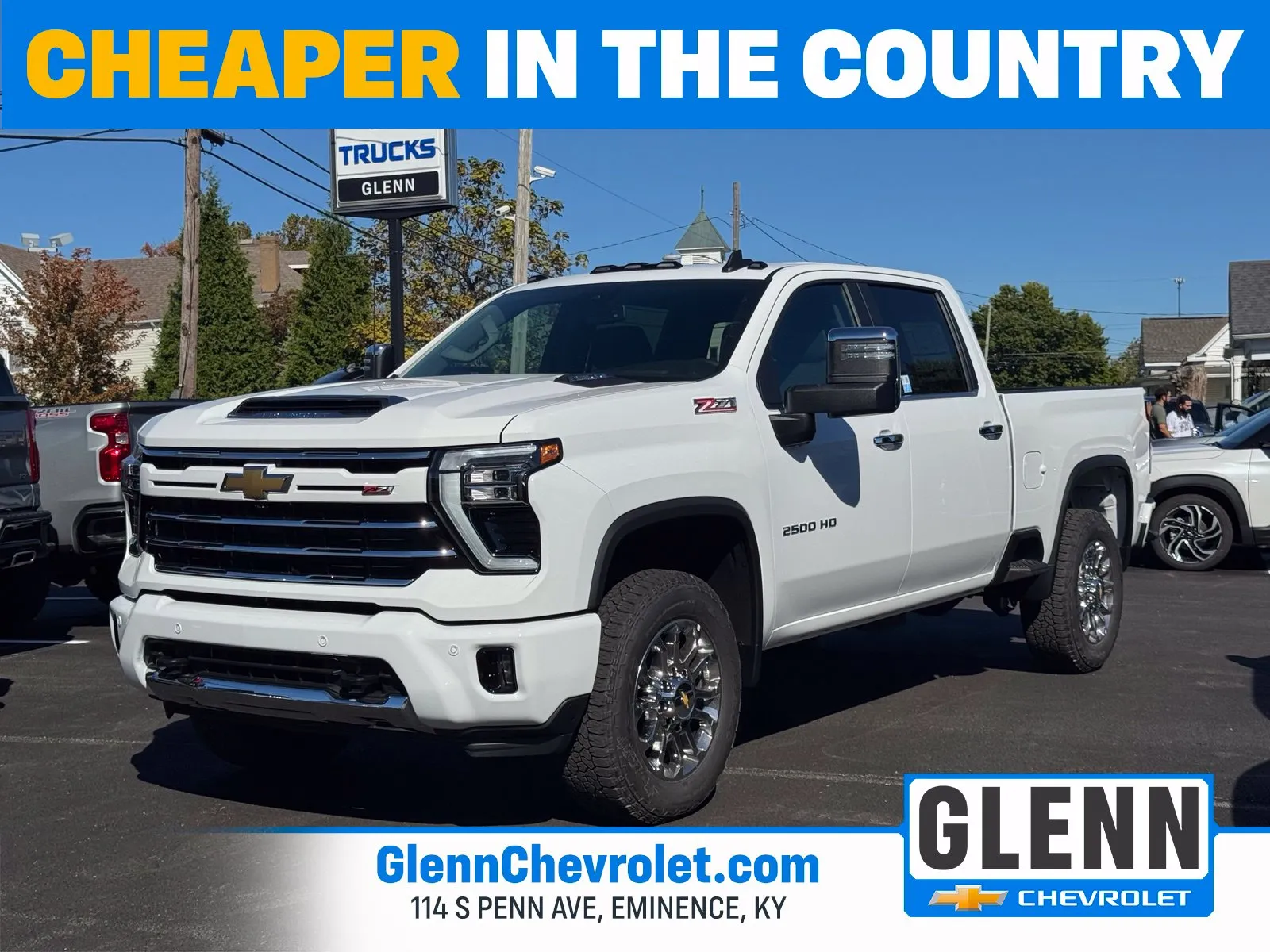 White 2026 Chevrolet Silverado 2500 HD LT for sale in Eminence, KY
