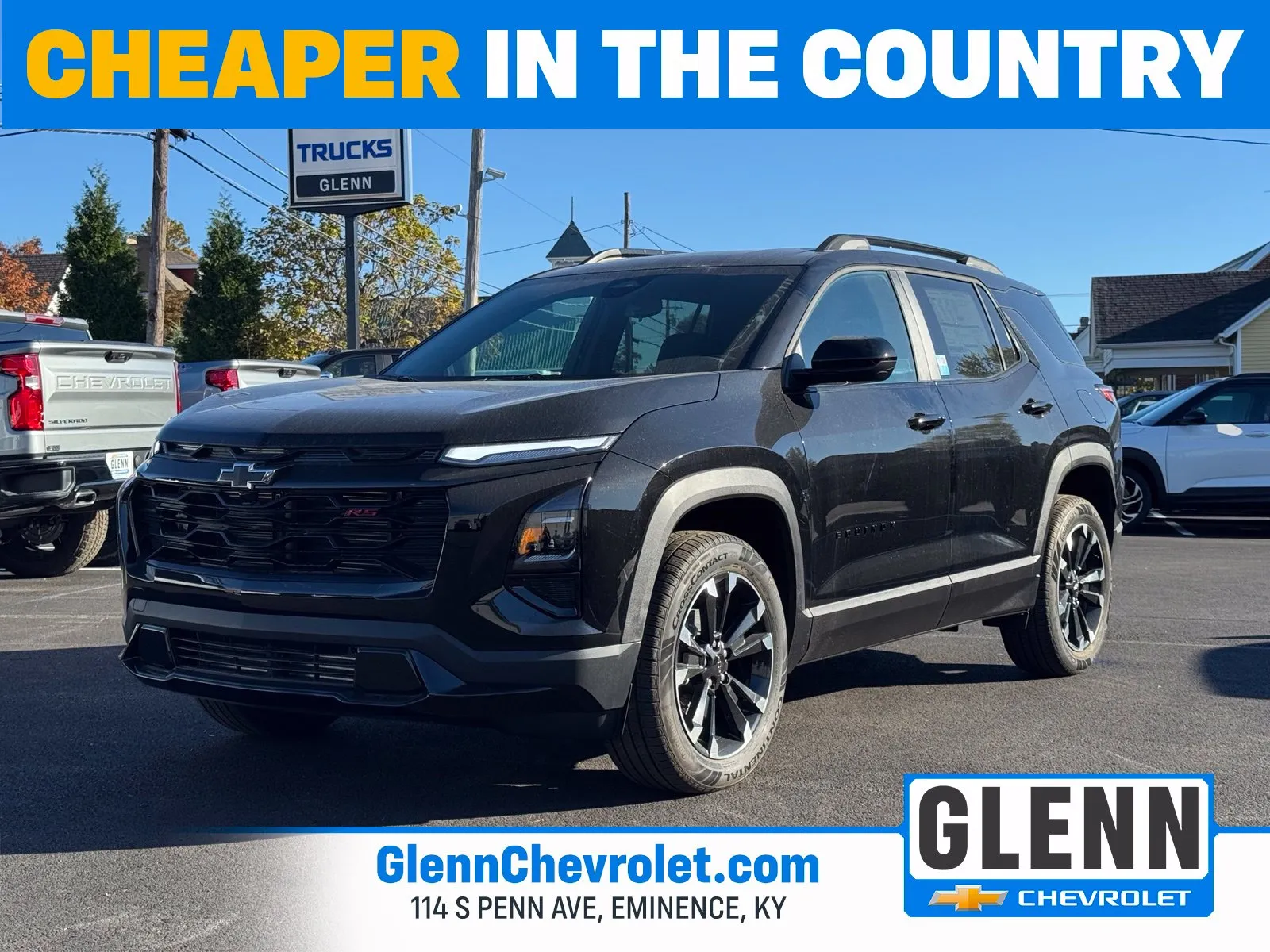 Black 2027 Chevrolet Equinox RS for sale in Eminence, KY