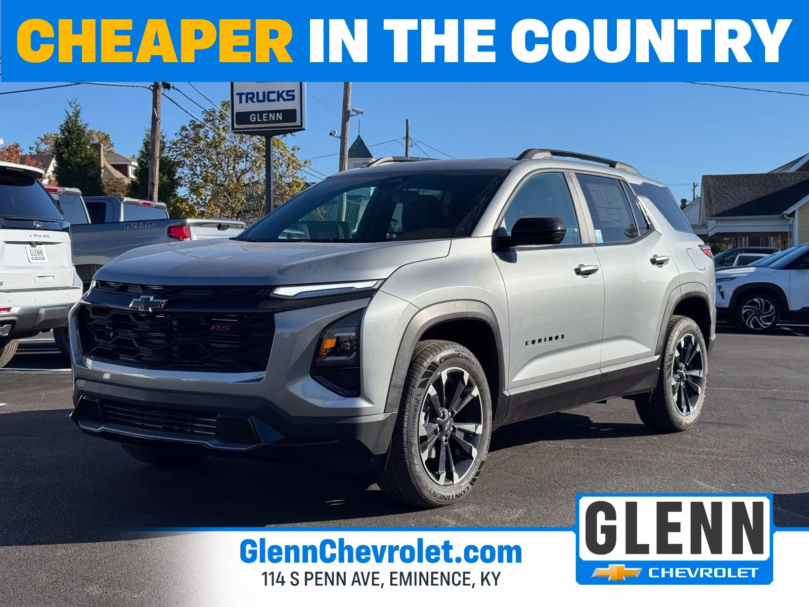 Gray 2027 Chevrolet Equinox RS for sale in Eminence, KY
