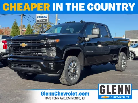 Black 2026 Chevrolet Silverado 2500 HD Custom for sale in Eminence, KY