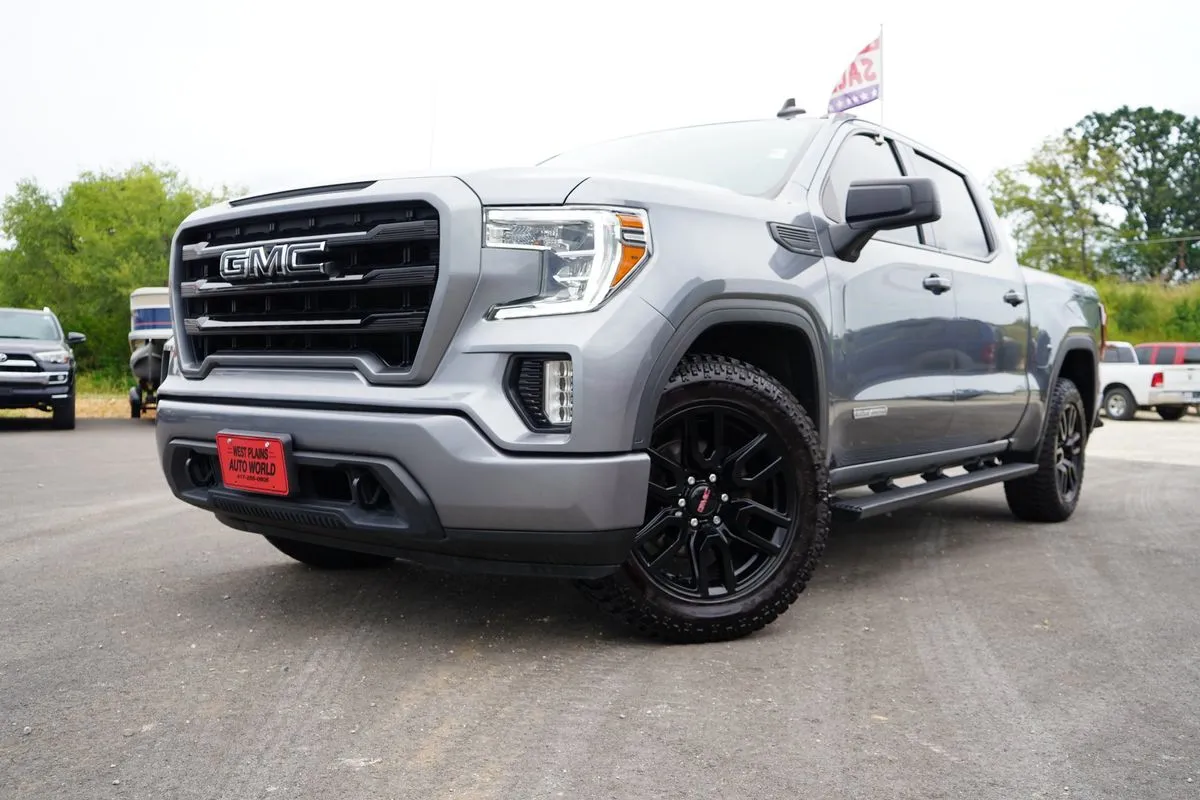 Gray 2021 GMC Sierra 1500 4WD Crew Cab Short Box Elevation for sale in West Plains, MO