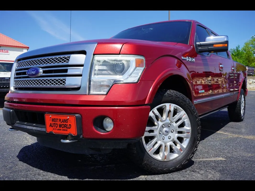 Red 2014 Ford F-150 Platinum for sale in West Plains, MO