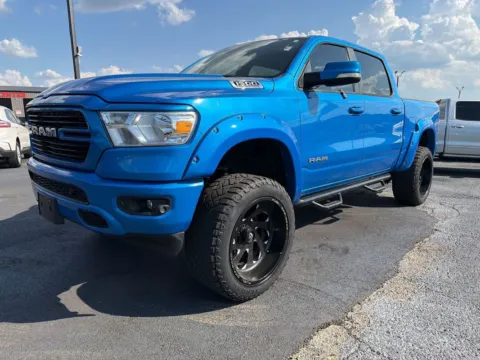 Blue 2020 Ram 1500 Big Horn Crew Cab 4x4 5'7" Box for sale in West Plains, MO