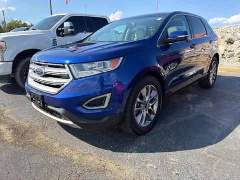 Blue 2015 Ford Edge Titanium for sale in West Plains, MO