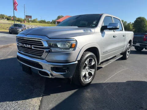 Silver 2019 Ram 1500 Laramie Crew Cab 4x4 5'7" Box for sale in West Plains, MO