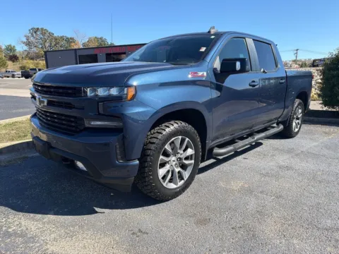 Blue 2021 Chevrolet Silverado 1500 4WD Crew Cab Short Bed RST for sale in West Plains, MO