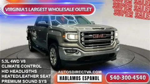 Gray 2017 GMC Sierra 1500 SLT for sale in Manassas, VA