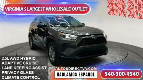 Gray 2024 Toyota RAV4 Hybrid LE for sale in Manassas, VA