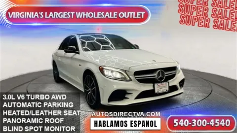 White 2019 Mercedes-Benz C-Class C 43 AMG for sale in Manassas, VA