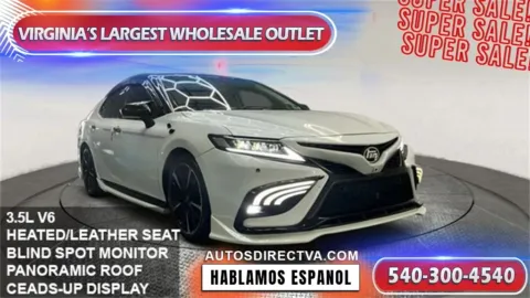 White 2022 Toyota Camry XSE V6 for sale in Manassas, VA