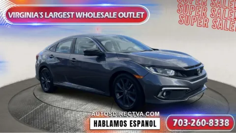 Beige 2019 Honda Civic EX for sale in Manassas, VA