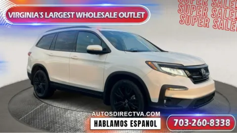 White 2022 Honda Pilot Black Edition for sale in Manassas, VA