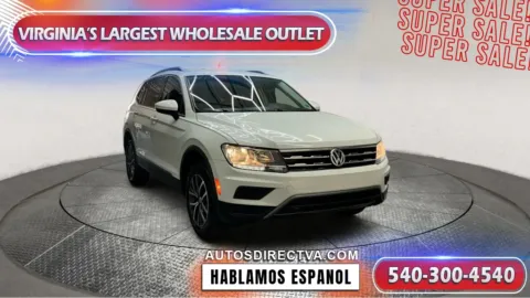 White 2020 Volkswagen Tiguan 2.0T SE for sale in Manassas, VA
