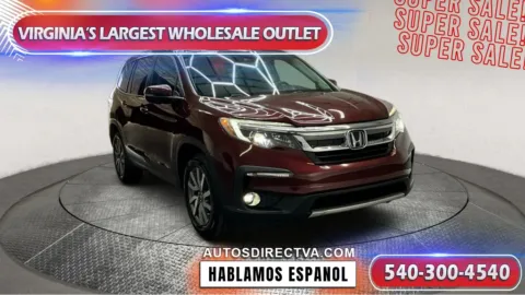 Red 2020 Honda Pilot EX-L for sale in Manassas, VA