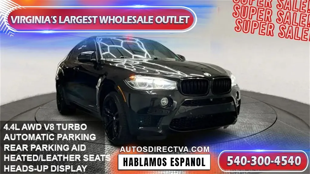 Black 2018 BMW X6 M for sale in Manassas, VA