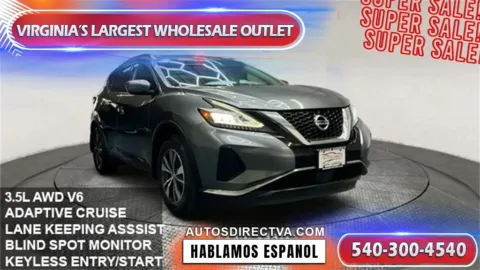 Gray 2020 Nissan Murano SV for sale in Manassas, VA