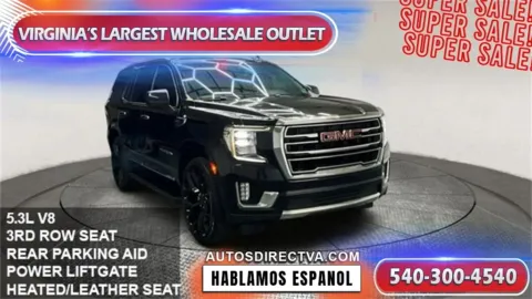 Black 2021 GMC Yukon SLT for sale in Manassas, VA